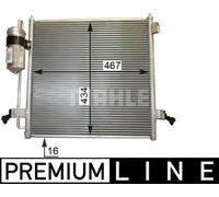MAHLE Condensatore AC 815 000P con asciugatrice, adatto per L200 TRITON (KA_T/ KB_T)