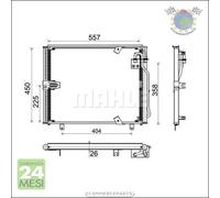 Condensatore climatizzatore Mahle per BMW 7 E32 750 740 735 730 5 E34 540 535 5