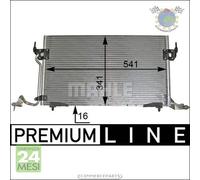 Condensatore climatizzatore Mahle per CITROEN BERLINGO XSARA ZX PEUGEOT PARTNER