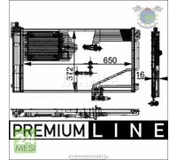 Condensatore climatizzatore Mahle per MERCEDES CLASSE C 270 220 200 32 30 CLK