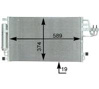 MAHLE ORIGINAL AC 399 000S Condensatore climatizzatore