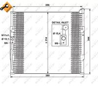 Condensatore radiatore climatizzazione 35146 NRF per HONDA CRX III CIVIC V Coupé