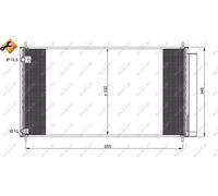 Condensatore, Climatizzatore NRF 35838 per TOYOTA VERSO (_R2_)