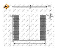 NRF Condensatore radiatore climatizzazione 35589 per BMW 3 Coupé / 3 Touring