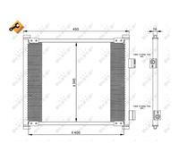 Condensatore Climatizzatore NRF Per Ford KA RB Street RL2 RB