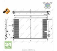 Condensatore climatizzatore NRF per HONDA CIVIC VIII #f2