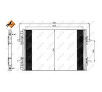 Condensatore climatizzatore NRF per Renault Avantime Espace