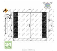 Condensatore climatizzatore NRF per RENAULT TWINGO #gb