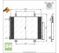 Condensatore climatizzatore NRF per SUZUKI SWIFT #gz