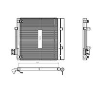 Condensatore climatizzatore NRF per TESLA Model S