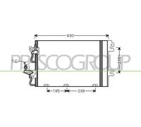 Condensatore Per Opel/vauxhall Astra H (a04) Dal 2004 Al 2006 Op410c001 93178958