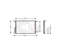 VAN WEZEL 01005070 Condensatore climatizzatore