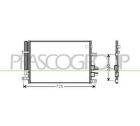 Condensatore Per ALFA ROMEO 159 Dal 2005 Al 2011 AA090C001 50507287