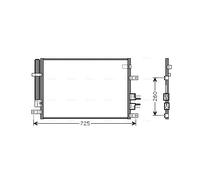 PRASCO ALA5097D Condensatore climatizzatore