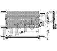 Condensatore Climatizzatore PER Alfa Romeo 166 2.5 V6 24V 140 KW 190 CV