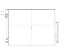 Condensatore, Climatizzatore per ALFA ROMEO GIULIA STELVIO