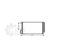 Condensatore Climatizzatore Per Alfa Romeo Mito 1.4 Anno 08-13