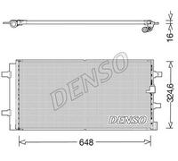 Condensatore radiatore climatizzazione R 134a DCN02044 DENSO per AUDI PORSCHE