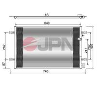 Condensatore, Climatizzatore per AUDI A6 A6 Allroad