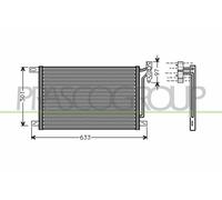 PRASCO BM018C002 Condensatore climatizzatore