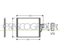 Condensatore, Climatizzatore per BMW 5 Z8
