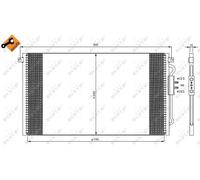 Condensatore, Climatizzatore per CHRYSLER VOYAGER VOYAGER / GRAND VOYAGER