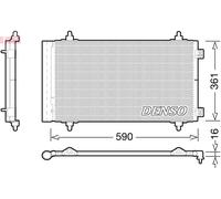 Condensatore, Climatizzatore per CITROËN FIAT LANCIA PEUGEOT 807 C8 EXPERT EXPER