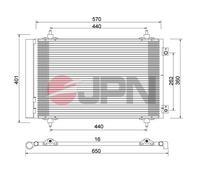 Condensatore, Climatizzatore per CITROËN FIAT LANCIA PEUGEOT 807 C8 EXPERT EXPER