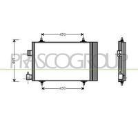 Condensatore, Climatizzatore per CITROËN PEUGEOT BERLINGO BERLINGO / BERLINGO FI