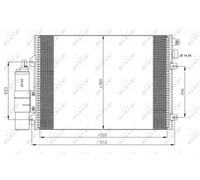 Condensatore, Climatizzatore per DACIA RENAULT CLIO LOGAN LOGAN EXPRESS LOGAN MC