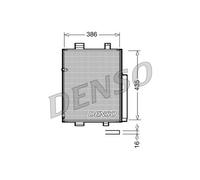 Condensatore, Climatizzatore per DAIHATSU MATERIA