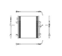 Condensatore, Climatizzatore per DODGE JEEP CHEROKEE NITRO