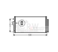 VAN WEZEL 17005386 Condensatore climatizzatore
