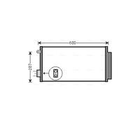 Condensatore, Climatizzatore per FIAT 500L TIPO