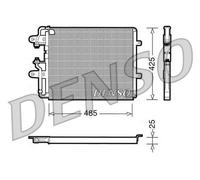 Condensatore Climatizzatore PER Fiat Croma 2000 i.e 85 KW 116 CV