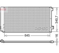 Condensatore, Climatizzatore per FIAT JEEP 500X RENEGADE