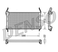 Condensatore Climatizzatore PER Fiat Marea Weekend 1.4 80 12V 59 KW 80 CV