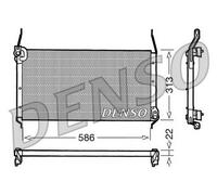 Condensatore Climatizzatore PER Fiat Marea Weekend 1.9 TD 75 55 KW 75 CV