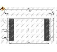 Condensatore, Climatizzatore per FIAT PANDA