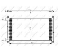 Condensatore, Climatizzatore per FIAT PUNTO