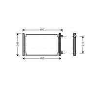 Condensatore, Climatizzatore per FIAT SEICENTO / 600
