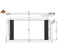 Condensatore, Climatizzatore per FORD C-MAX FOCUS GRAND C-MAX