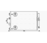 Condensatore, Climatizzatore per FORD C-MAX FOCUS GRAND C-MAX KUGA TOURNEO CONNE