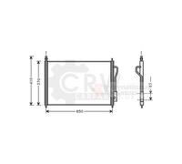 VAN WEZEL 18005268 Condensatore climatizzatore
