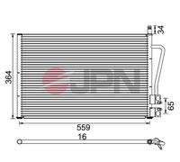Condensatore, Climatizzatore per FORD MAZDA 2 FIESTA FUSION