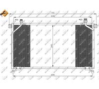 Condensatore, Climatizzatore per FORD NISSAN MAVERICK TERRANO II TERRANO II Van