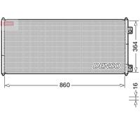 Condensatore, Climatizzatore per FORD TRANSIT