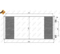 Condensatore, Climatizzatore per FORD TRANSIT TRANSIT TOURNEO