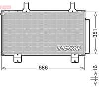 Condensatore, Climatizzatore per HONDA ACCORD