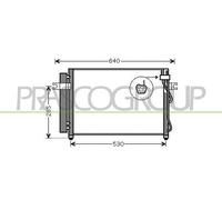 Condensatore, Climatizzatore per HYUNDAI GETZ